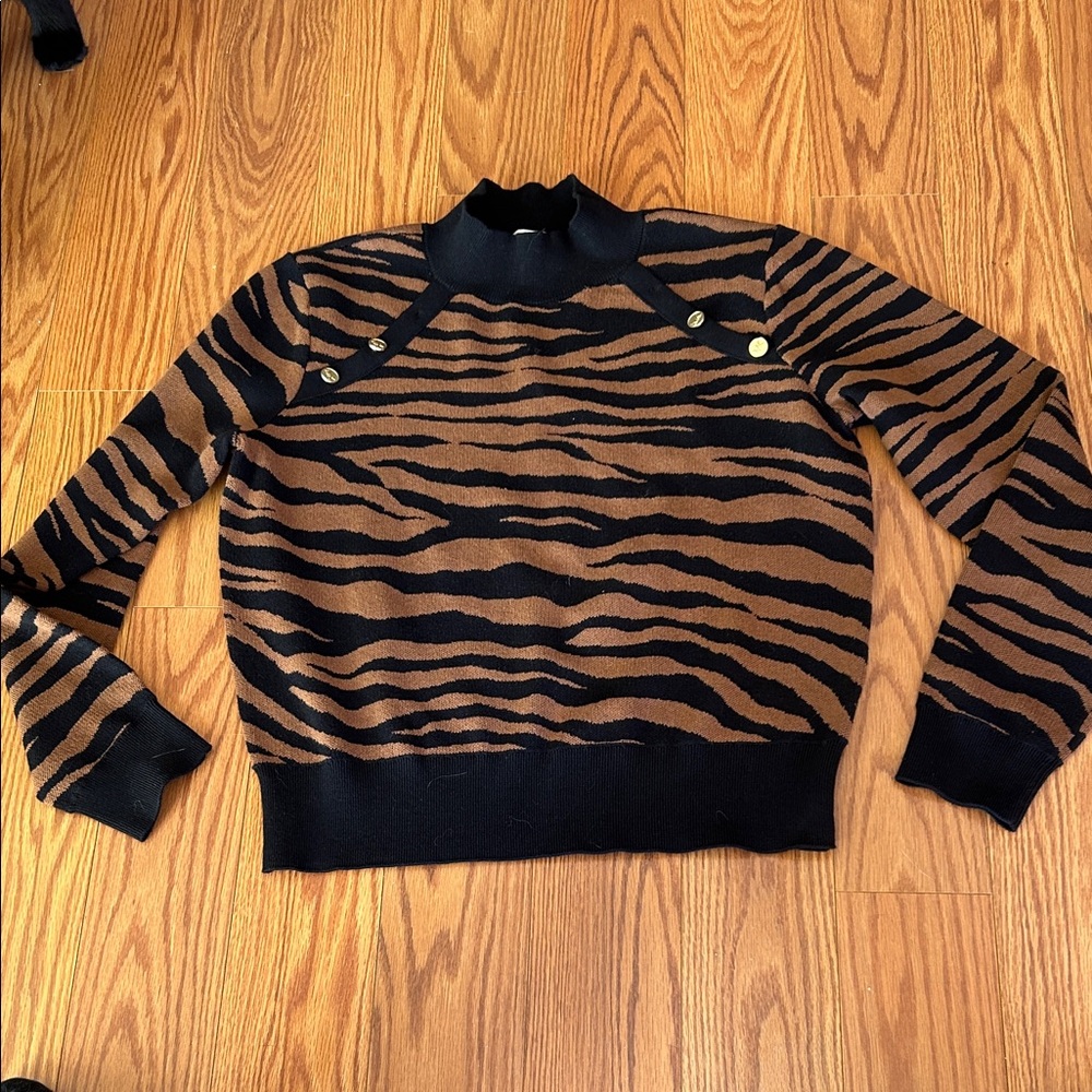 Michael Kors Brown Knit Sweater
